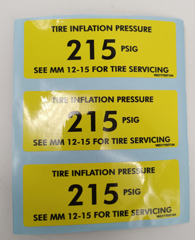 Плакард VKS777EXT104