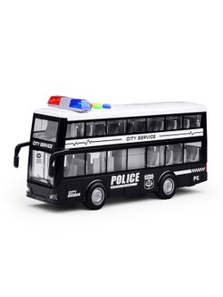 Игровая машинка Полицейский Автобус на батарейках (RJ5514B)