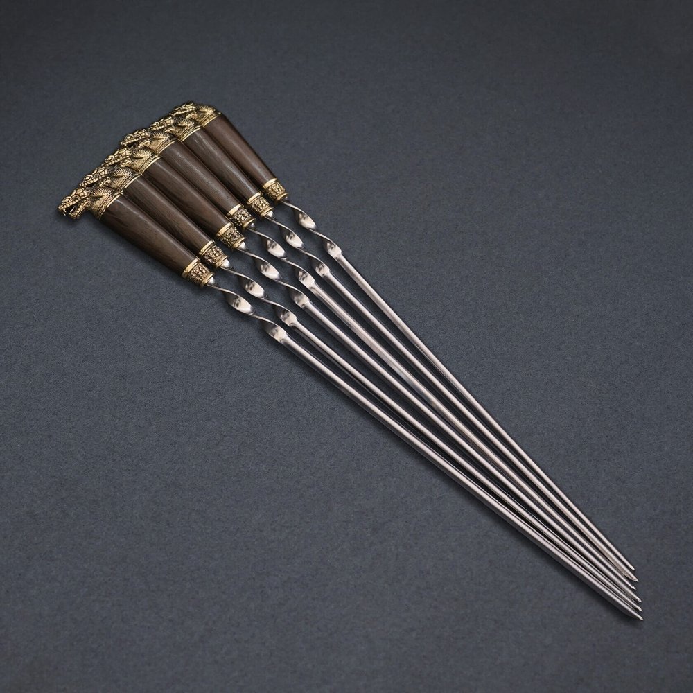 Подарочный набор шампуров "Кобра"