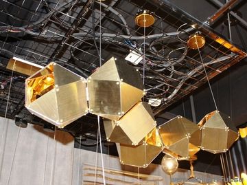 люстра WELLES LONG BY GABRIEL SCOTT ( gold )