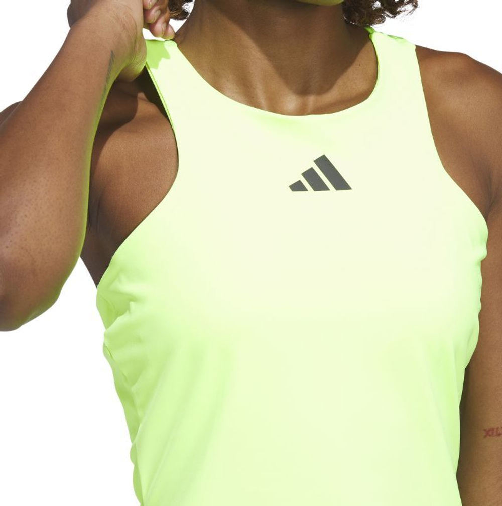 Женский топ теннисный Adidas Y Tank - желтый