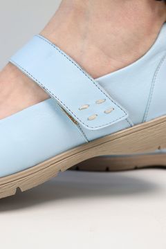 1102 Женские балетки (Светло-синий)