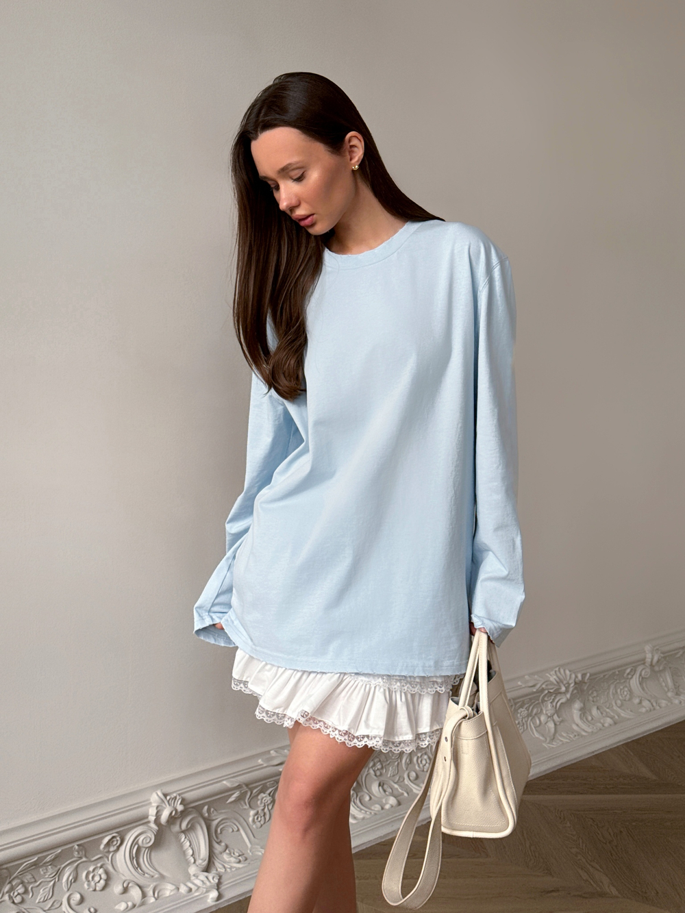 Лонгслив oversize винтаж