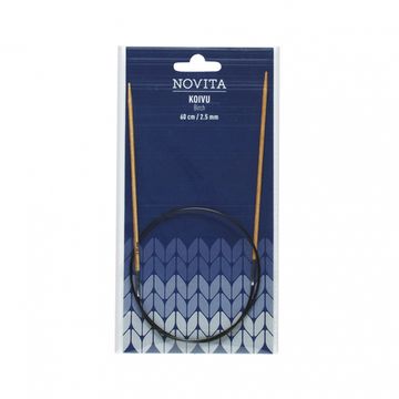 Спицы NOVITA круговые березовые на леске 60 см