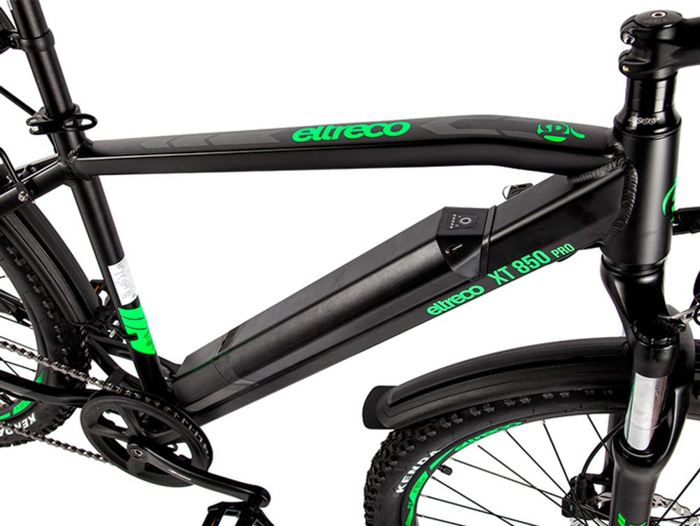 Электровелосипед Eltreco XT 850 Pro (черно-синий)