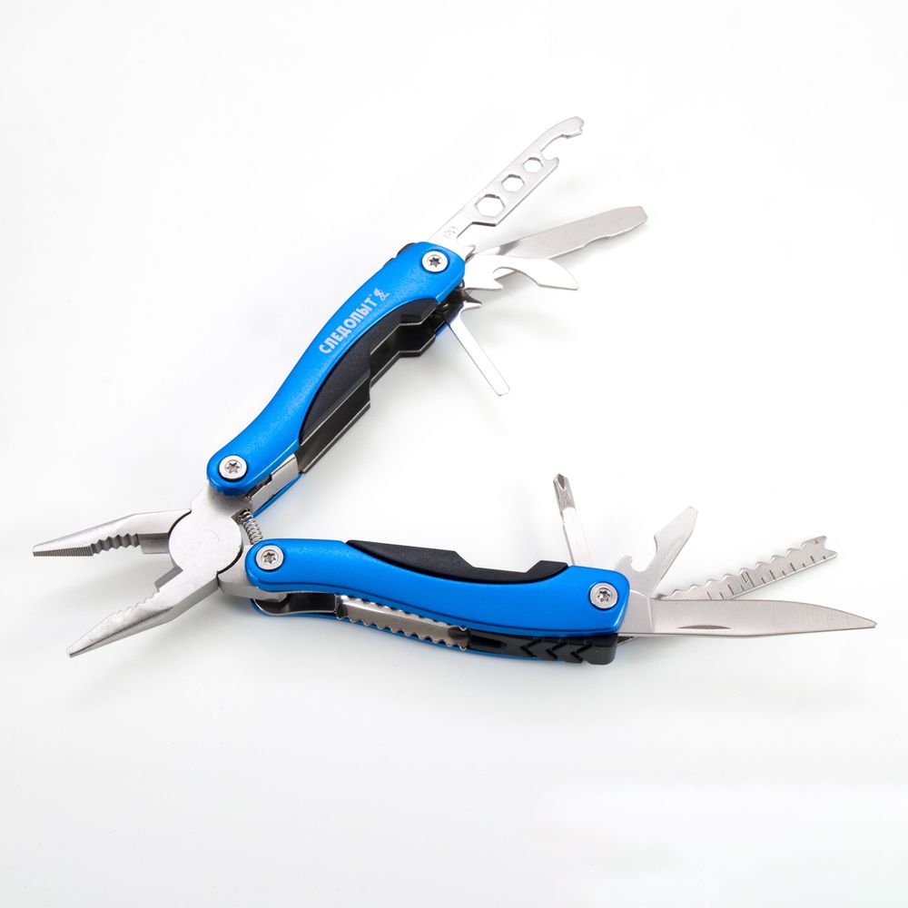 Мультитул (плоскогубцы) &quot;СЛЕДОПЫТ&quot;, средний, 11 предметов, в чехле, в коробке/60/100/