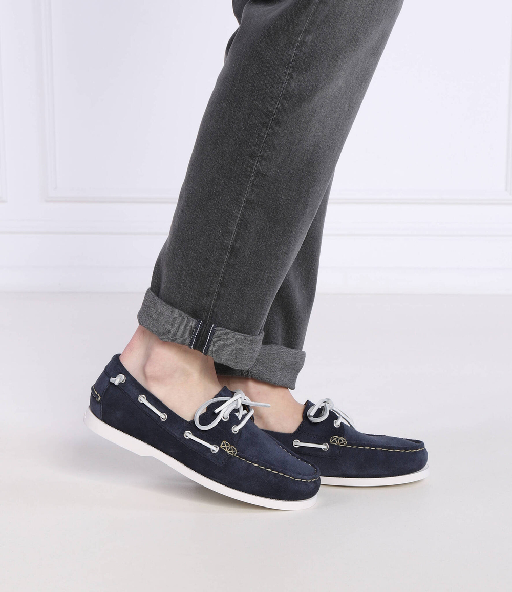 Кожаные мокасины merton POLO RALPH LAUREN - темно-синий(803932220)