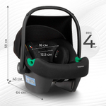 Коляска 4 в 1 Sweet Baby SBL Orso New + автокресло Elegante Plus с базой i-Size ISOFIX DK780 Mokka