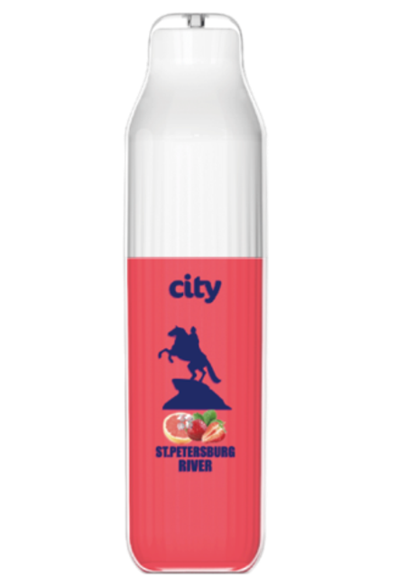 City Airway Санкт-Петербург 3500 без никотина клубника и грейпфрут