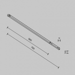 Накладной светильник Maytoni Technical Basis TR240-4-12WTW-DSZ-B
