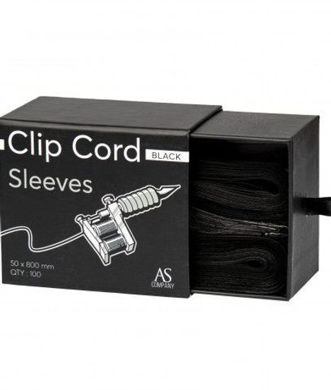 Clip Cord Sleeves (Black) 100 шт. AS-Company™