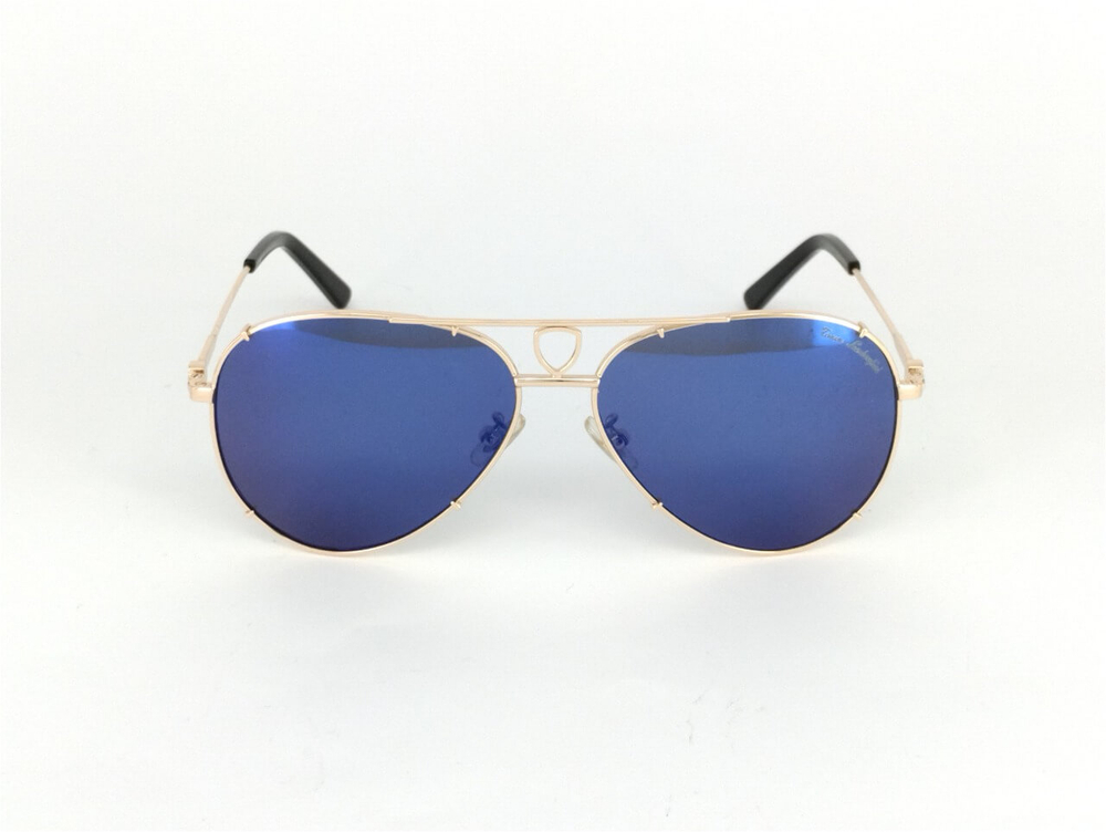 Солнцезащитные очки Tonino Lamborghini 752-04 AF FR Gold-Metal Mirrior Blue Lens