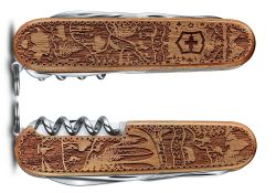 Мультитул Нож Victorinox 1.3701.63L21 Climber Wood Swiss Spirit Special Edition 2021фотография - 2