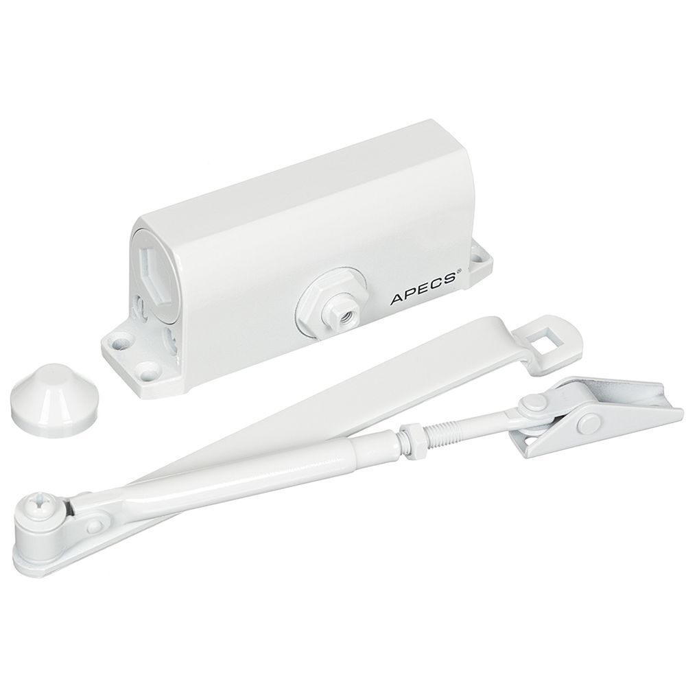 Доводчик дверной Apecs, DC- 22/25-45-M-W/DC-20.2/0850/045-A1-W, -40 C, до 45 кг, бел
