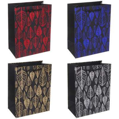 Пакет подарочный «Изящные листья» 23*18*10 см