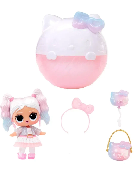 Кукла Лол Сюрприз в шаре Lol Hello Kitty маленькая оригинал
