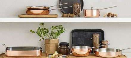 Кастрюля Scanpan Maitre D, 1,5 л, 16 см, алюминий, медная