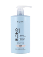 Kapous Professional Blond Bar Шампунь оттеночный, Розовый, питательный, для оттенков блонд, 750 мл