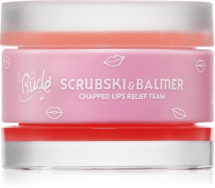 Rude Cosmetics Scrubski & Balmer - Бальзам и скраб для губ, 7,5 g