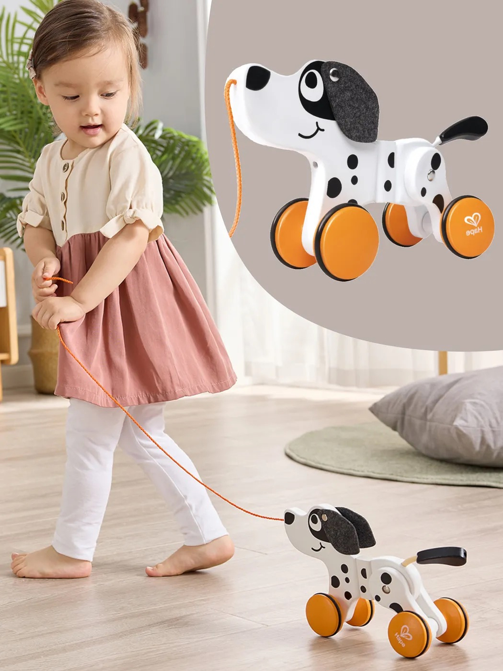 Детская каталка "Зверики" Собачка