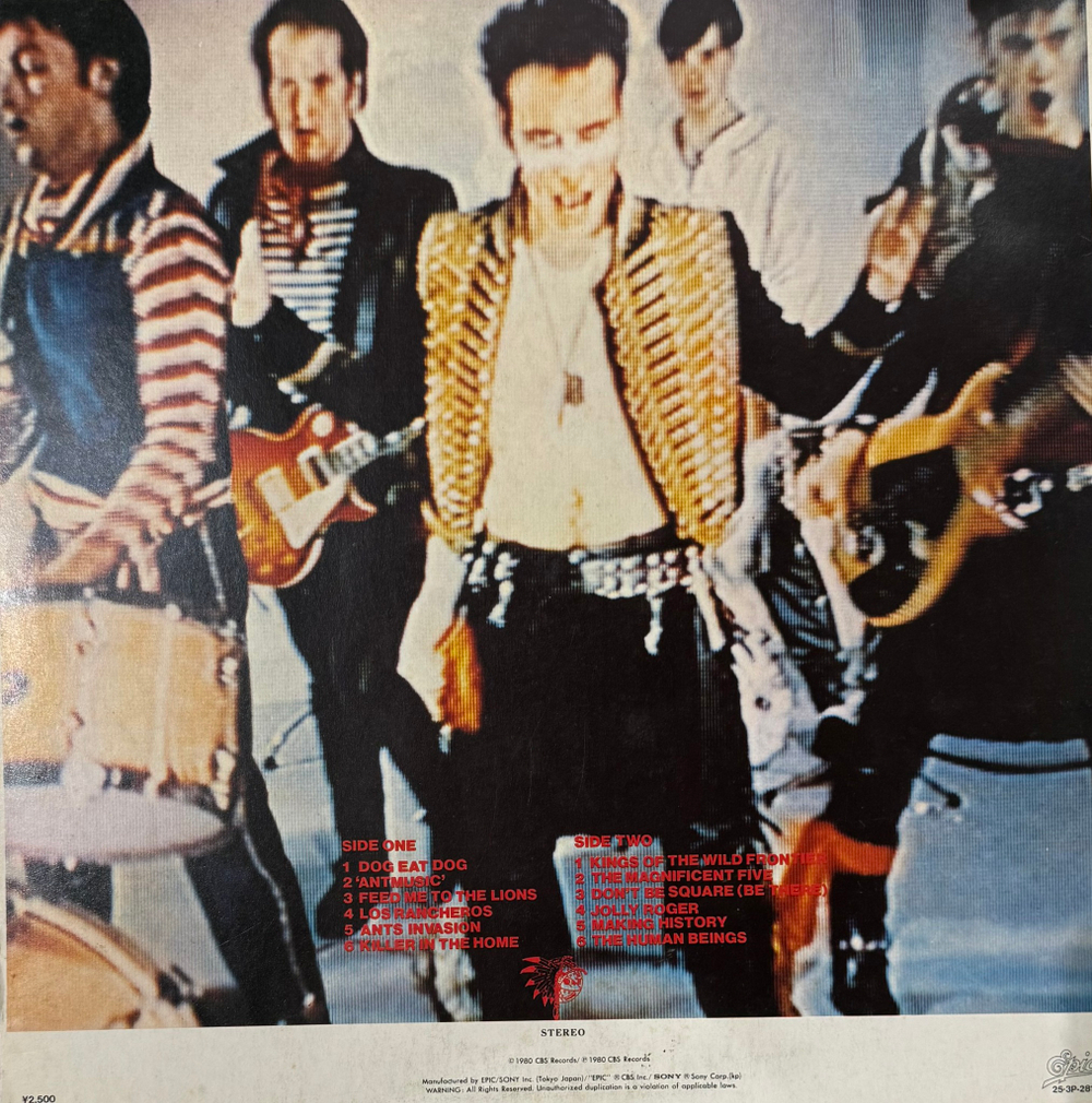 Виниловая пластинка Adam And The Ants ‎– Kings Of The Wild Frontier LP