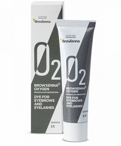 Краска для бровей и ресниц BrowXenna® OXYGEN J2 Graphite #3.11, 15 мл, 1 шт.