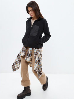 Флисовая толстовка unisex Eiger black