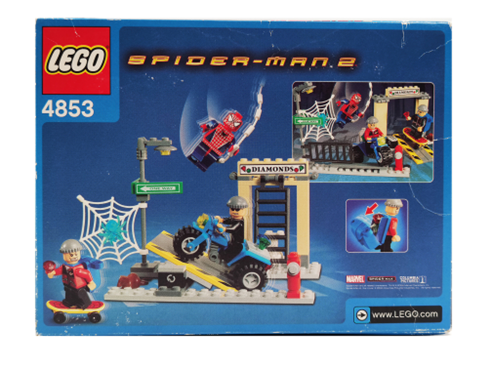 Конструктор Человек паук LEGO 4853 Уличная погоня Человека-паука