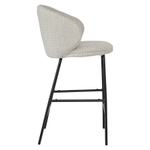 Стул полубарный Bergenson Bjorn Comfy, рогожка, топленое молоко