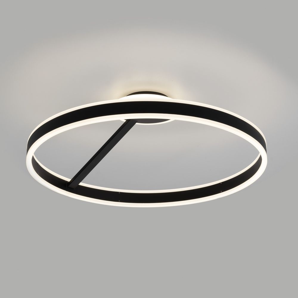 Citilux Дуэт CL719761 LED Люстра с пультом Чёрный