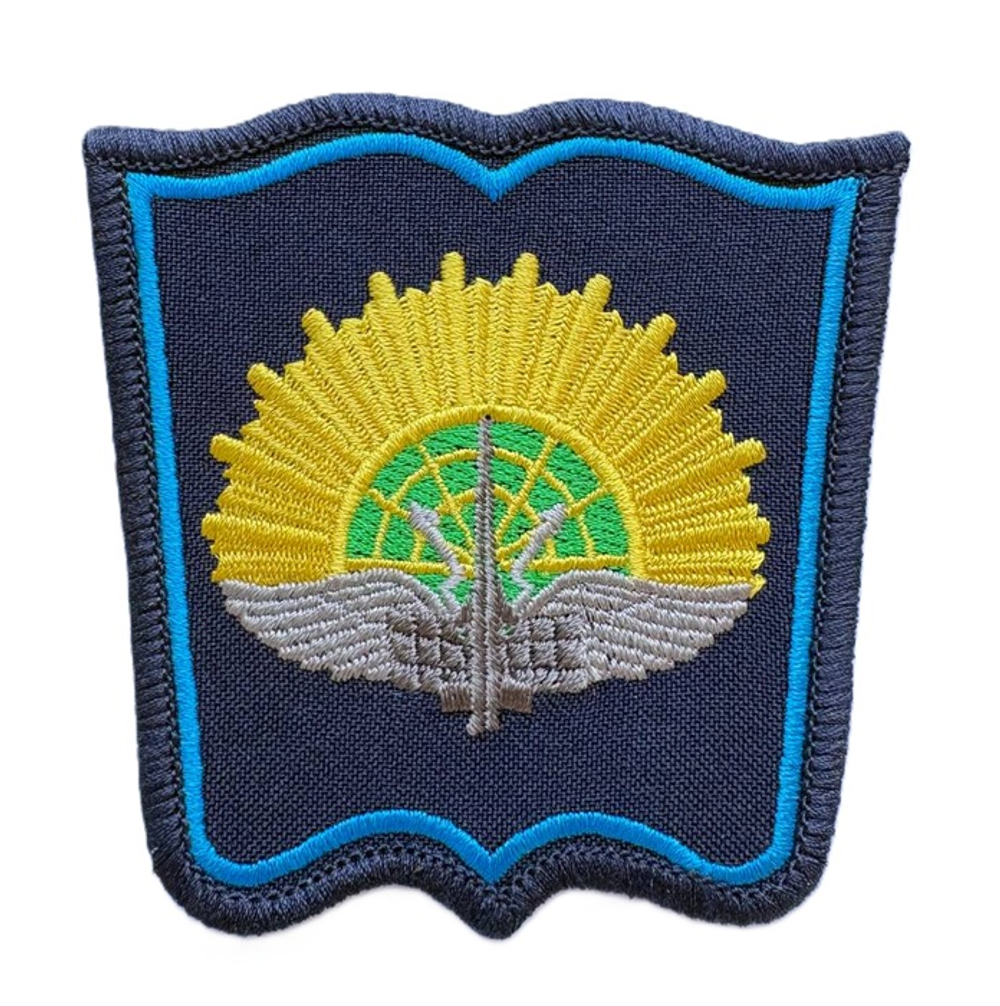 Шеврон вышитый ЯВВУ ПВО (книга) на парадную форму