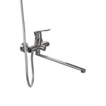 Смеситель для ванны и раковины 35к ПСМ-100-2 ЭЛИТ тип См-ВУОРНШлА, эксцентрики "ЕВРО", ХРОМ