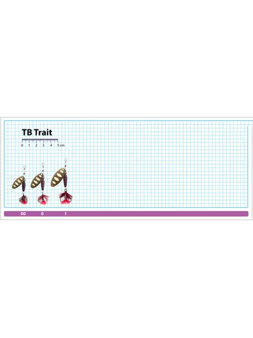 Блесна вертушка TB TRAIT, #0, вес(гр) 4,7, (мм) 25,1