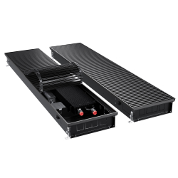 Конвектор внутрипольный Royal Thermo ATRIUM TURBO-90/300/1200-DG-U-BL