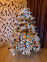 Заснеженная елка «Камчатская» (Литая+пвх) от 1.2 м до 5 м