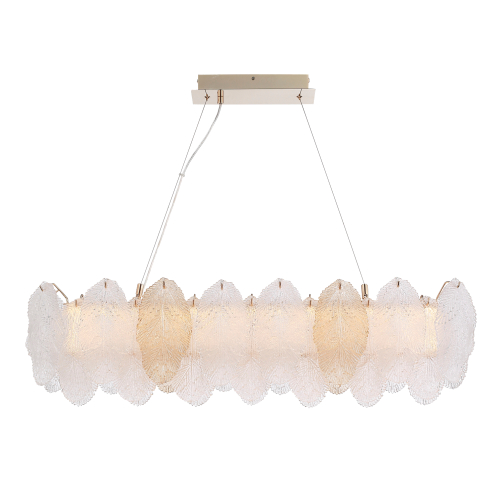 SL6135.233.01 Светильник подвесной ST-Luce золото/прозрачный, янтарный LED 1*24W 3000K LIGHTSOME