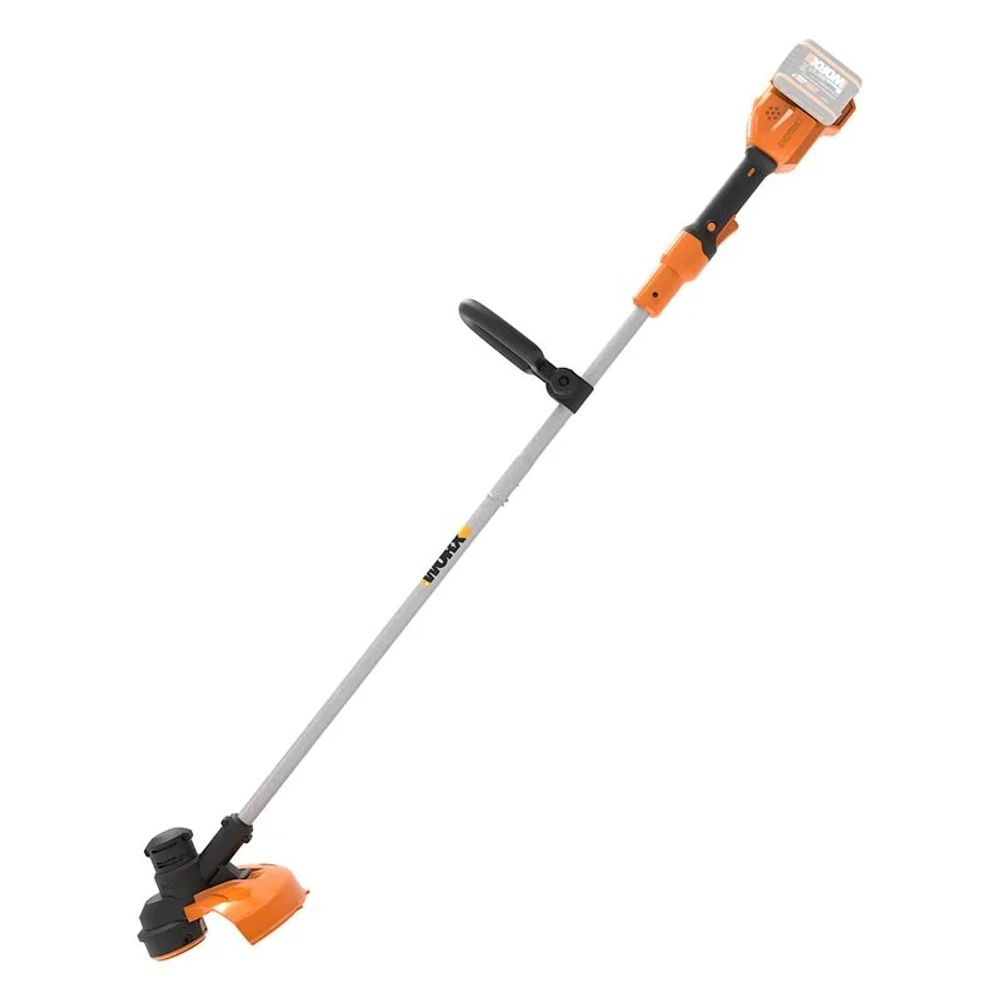 Триммер аккумуляторный WORX WG183E 40В (2 x 2 Ач, ЗУ) захват 330 мм, 2.9 кг