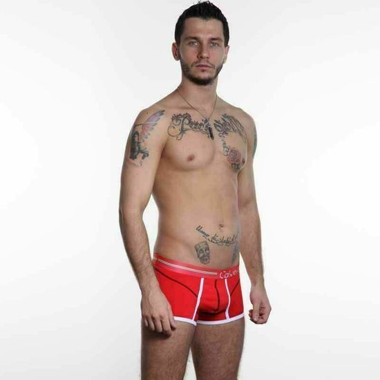 Мужские трусы боксеры красные Calvin Klein Bold Red Boxer