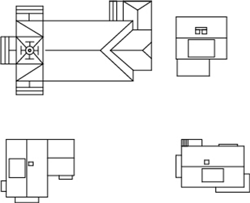 Небольшая деревня с Церковью