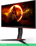 Монитор AOC Q24G2A/BK черный/красный