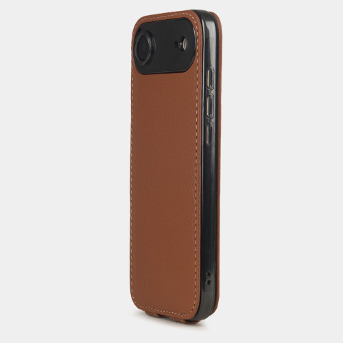 Чехол для iPhone 17 Air - кожа теленка, карамель
