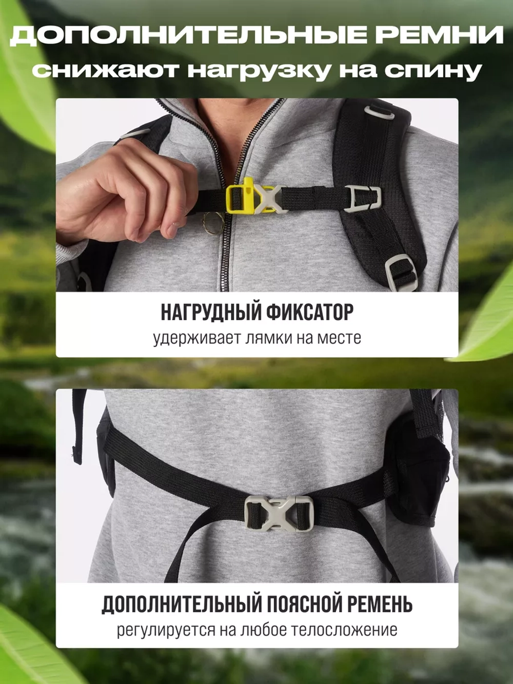 Рюкзак спортивный туристический для мото спорта велорюкзак 30 литров