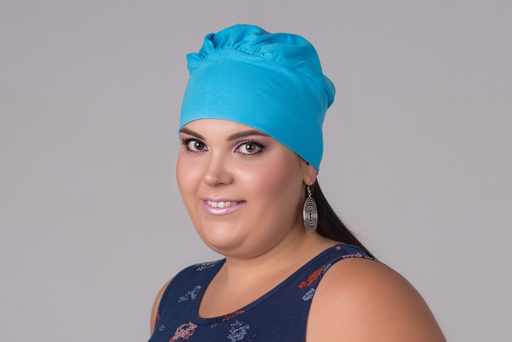 Шапочка тюрбан БЛАНКА HLG5 облегченная, хлопок, Elza Meyger