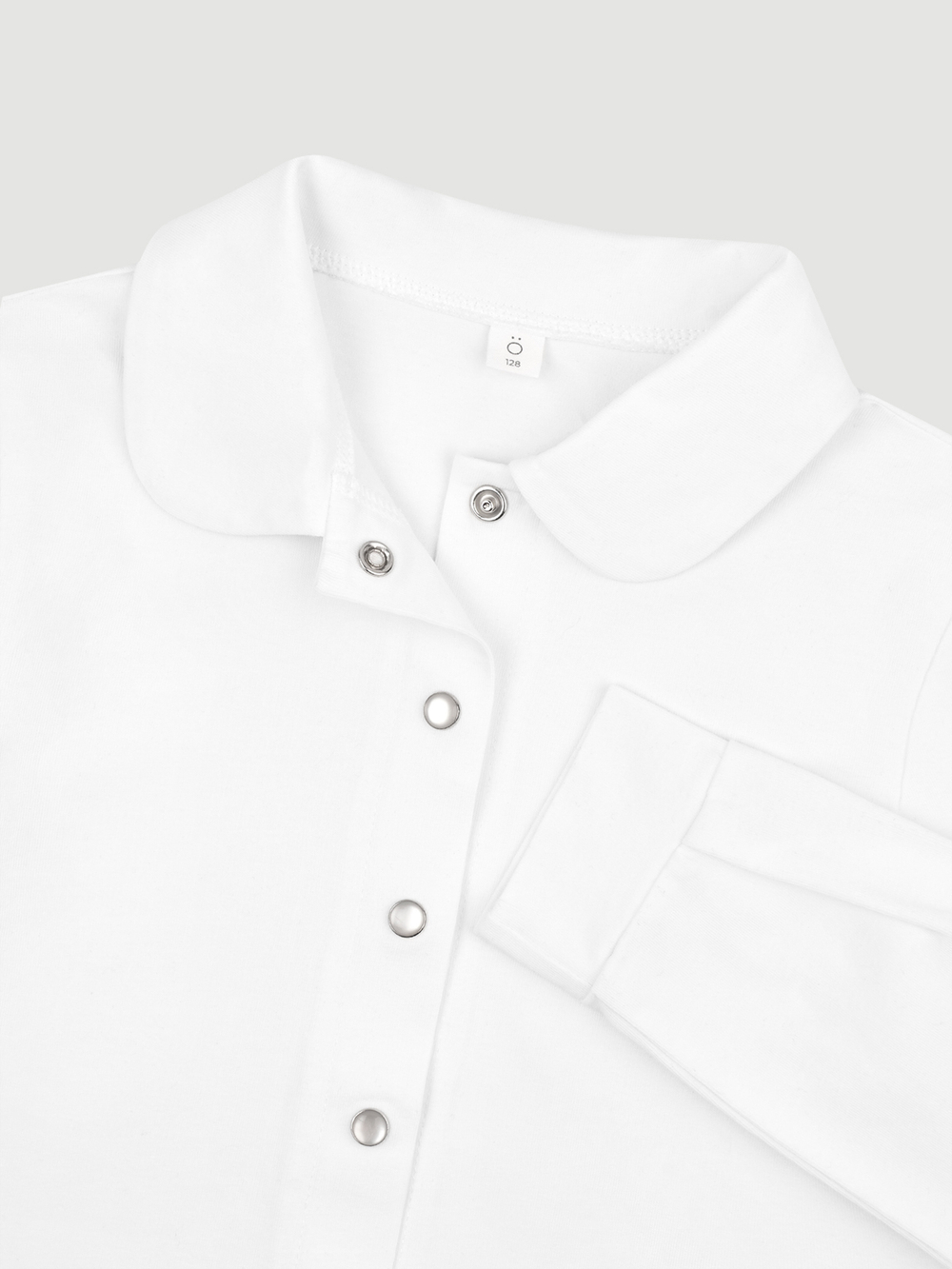 Рубашка с круглым воротником Mjölk White, уценка