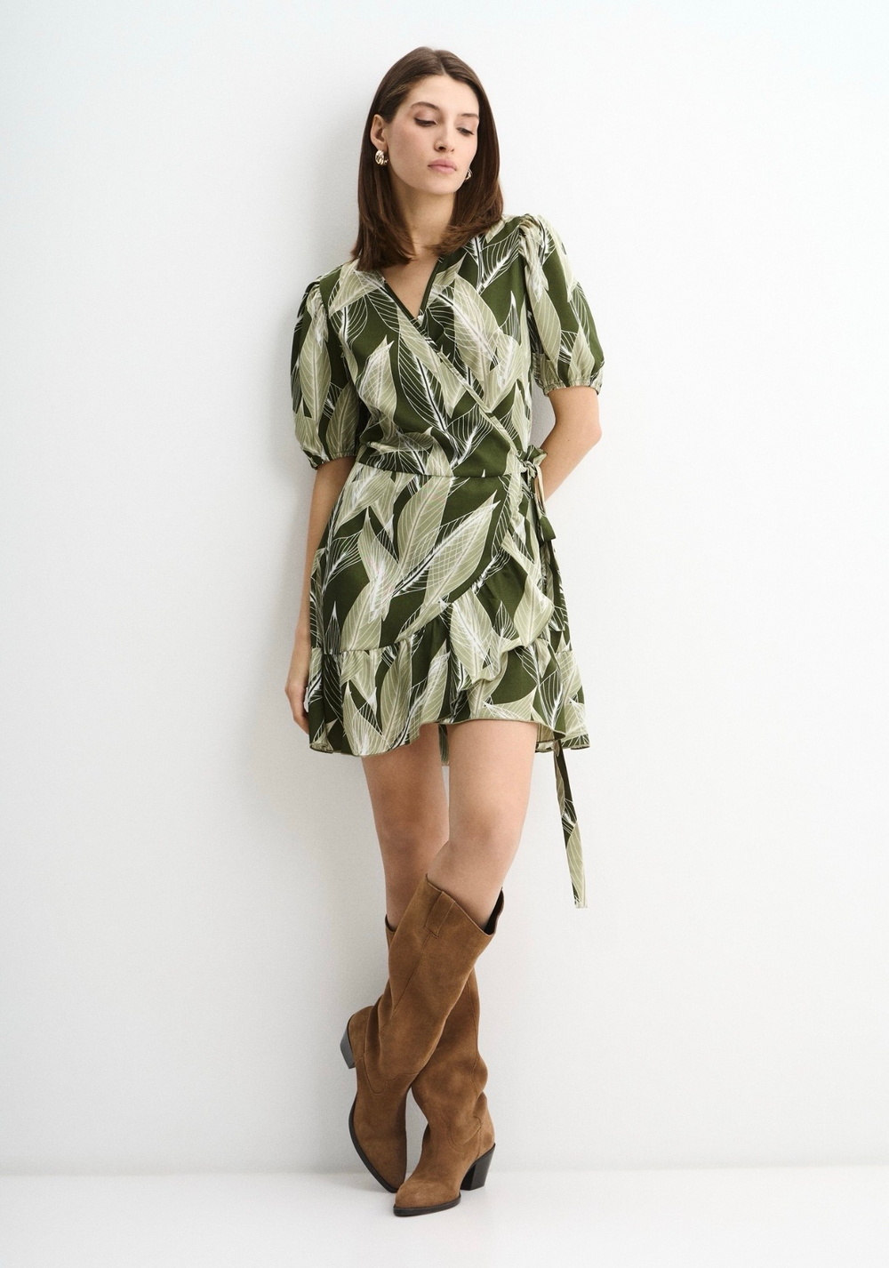 Платье Лили зеленый