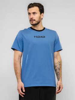 Футболка "НОХО" мужская, цвет "Полуночная синева"