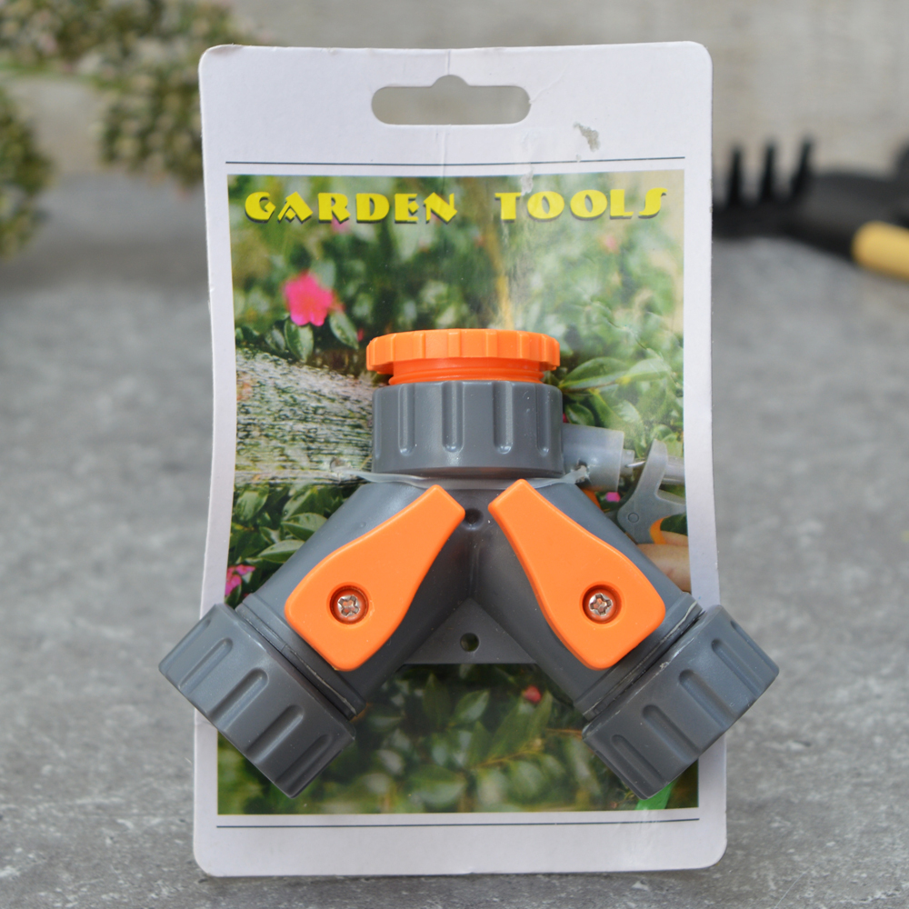 Тройник - распределитель для шлангов 3/4 (внутренняя резьба) с клапанами, NNATA139