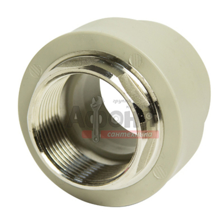 Муфта комб. вн 40х1 1/4'' под ключ VRT® СЕРЫЙ (Россия)