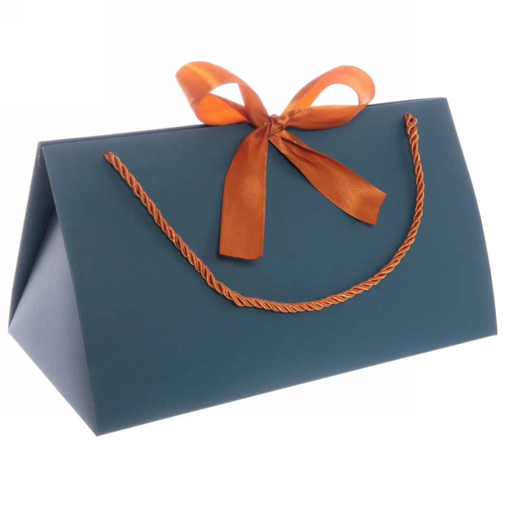 Пакет подарочный «Бант» 15.5*27*14 см, микс