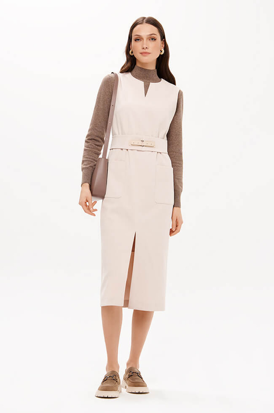 51692 Платье женское (кремовый)